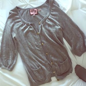 Juicy Couture Cardigan Sweater Size Small
